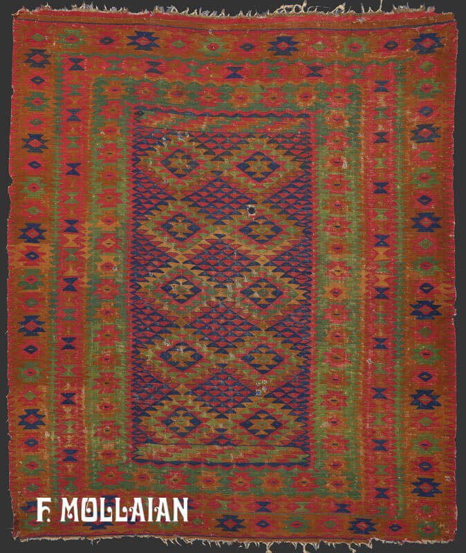 Antique Turkish Sarkoy Kilim  n°:40206582